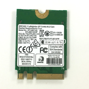 AzureWave Realtek 802.11ac RTL8821AE WiFi kablosuz 4.0BT kart RTL8821AENF RTK-RTL8821AENF ağ kartı WLAN RTL8821 8821 - Product Image 2