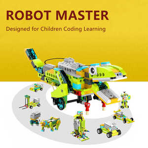 Makerzoid Robotics Roboter-Starterset DIY STEM-Spielzeug 200 in 1 pädagogisches Programmier- und Kodierungsset