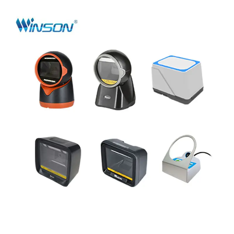 Winson-escáner de código de barras CMOS 2D para escritorio, escáner de código de barras para teléfono móvil