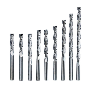 เครื่องมือเครื่องจักร CNC 4มม. * 32มม. ทังสเตนคาร์ไบด์แข็งปลาย2ขลุ่ยตัดอะคริลิก MD 6มม. 8มม.-10ชิ้นต่อเครื่องตัด10มม. - Product Image 1