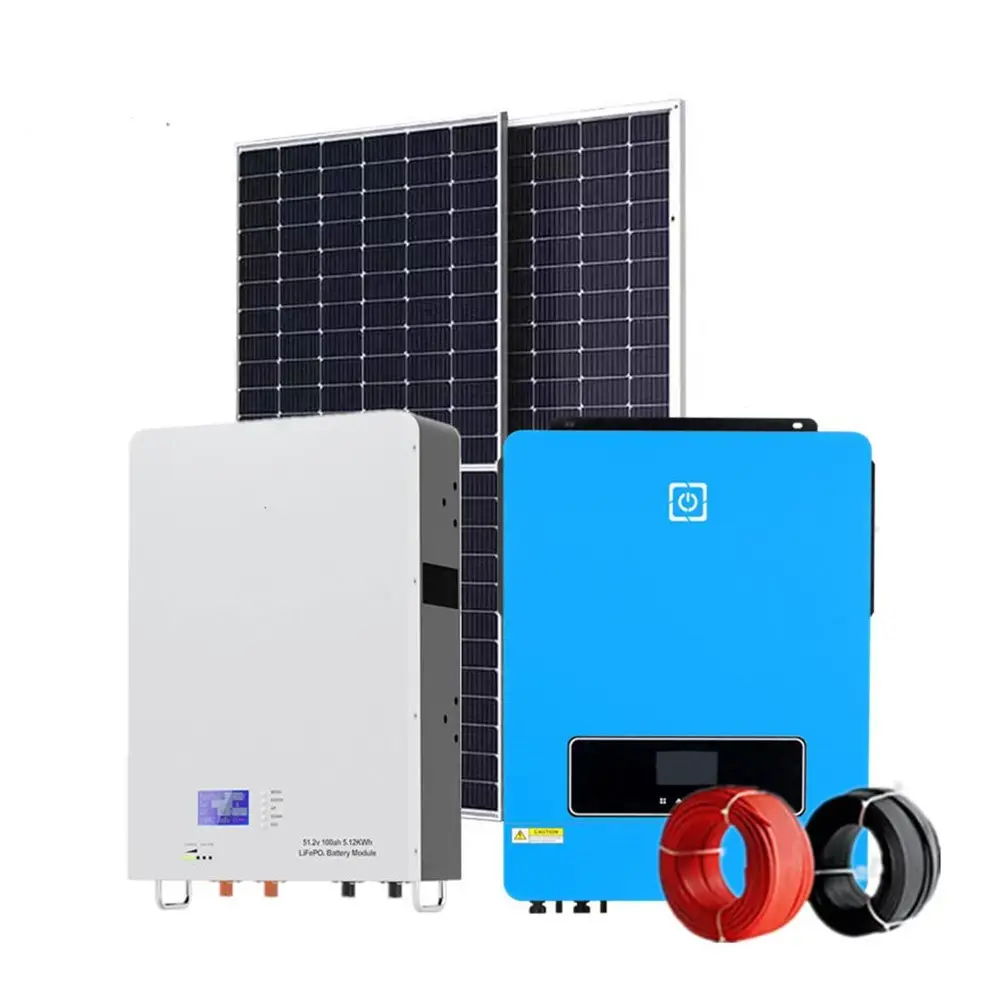 Büyük değer ürün yenilenebilir enerji Ac 2kw Tanfon komple fotovoltaik güneş sistemi 2kva güneş panelleri kiti