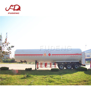 Fudeng 3-Axle alüminyum Tanker römork kriyojenik LNG sıvı CO2 yakıt yağı yarı römork satılık kamyon için kullanılabilir