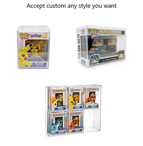 Acrrylic funko <strong>Pop</strong> Display Shelf funko <strong>Pop</strong> Protector case for funko <strong>Pop</strong> Display Box - Product Image 4