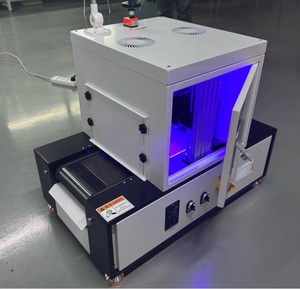 Enbo dẫn <span class=keywords><strong>UV</strong></span> chữa băng tải systym 5-inch hiển thị cảm ứng cho <span class=keywords><strong>UV</strong></span> véc ni lớp phủ chất kết dính chữa - Product Image 3