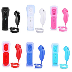 ตัวควบคุมด้านซ้ายและขวา6สี2 in 1สำหรับ Wii Built-in Accelerator อะไหล่สำหรับ Nintendo Wii - Product Image 6