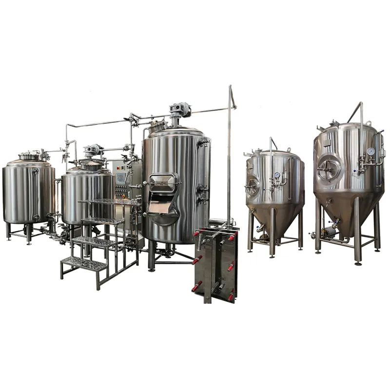 Birra di elaborazione macchina di birra 200l 300l 500l per il Frumento, Malto, Orzo, grano birra artigianale