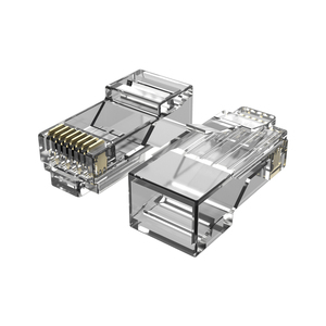 Connettori RJ45 8 p8c UTP spina di rete per CAT6 Standard cavo testa di cristallo solido - Product Image 2