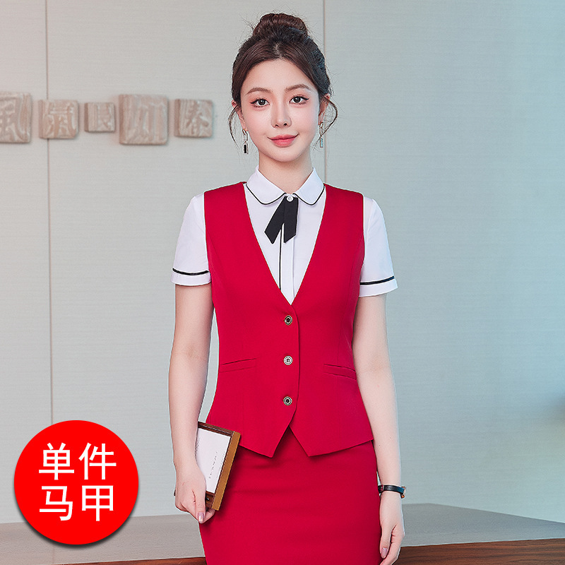 LLYA256 Bright Red Vest