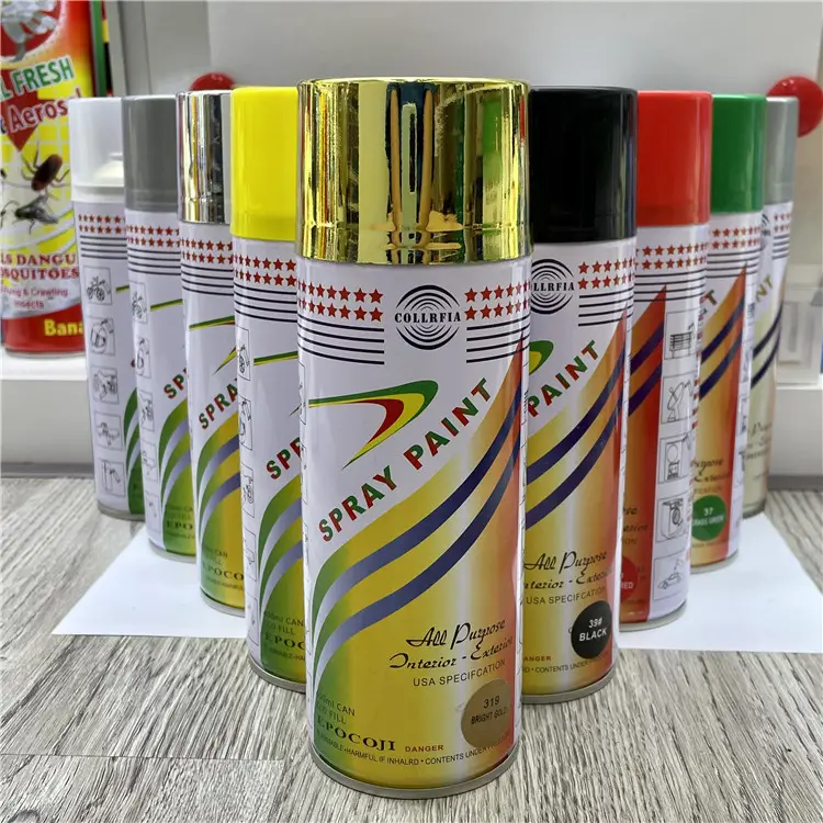 Groothandel Oem Auto Graffiti Kleur Crackle Verf Graffiti Spuiten Verf Acryl Spray Verf