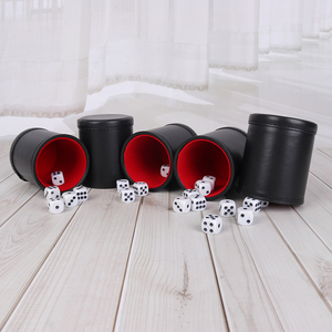 Bộ 5 Ly Xúc Xắc Xếp Chồng Sang Trọng Cho Bữa Tiệc, Bộ Ly Xúc Xắc Bằng Da Yahtzee - Product Image 2