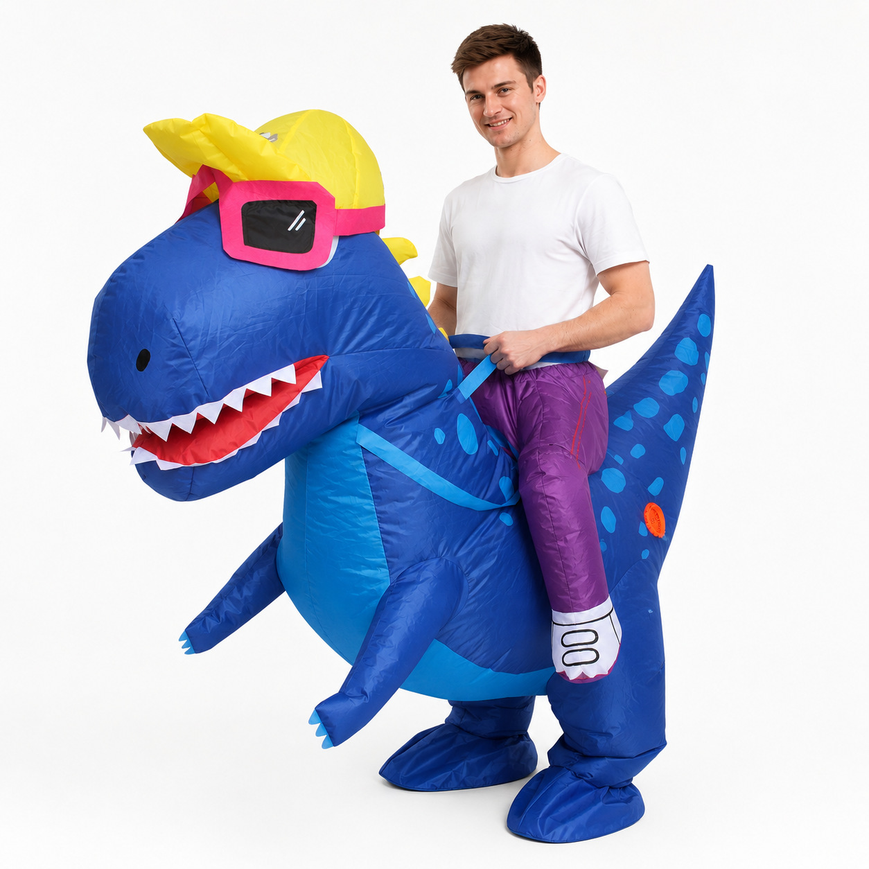 Baseball Cap & Sunglasses Dinosaur