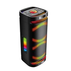 Çift 10 inç güçlü parti hoparlör mavi diş açık hoparlör ön ve yanlarda LED lazer ışıkları ile - Product Image 4
