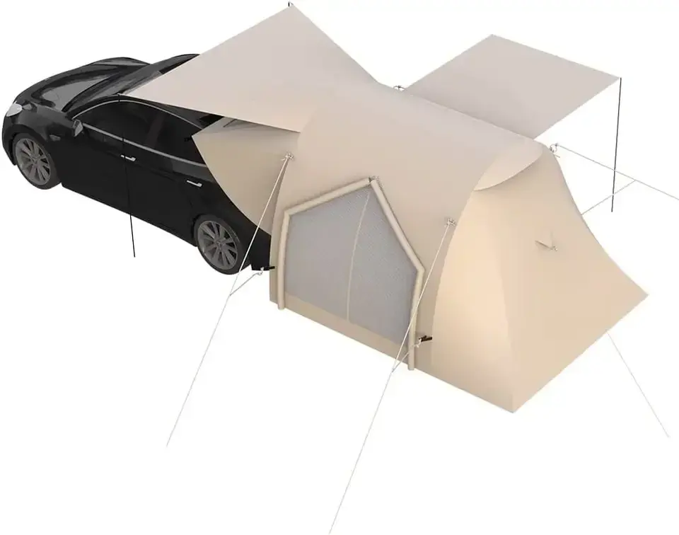 Tentes de camping Tesla SUV Tente de camping familiale de luxe imperméable pour 2 personnes Grande voiture à vendre