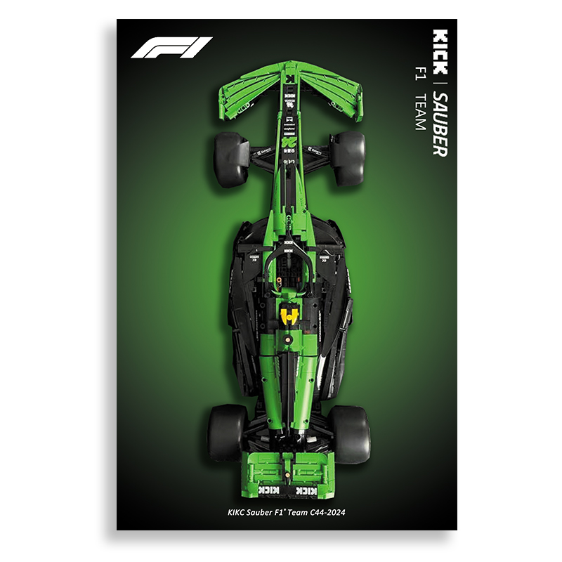 cada sauber f1-a model does not include building block cars
