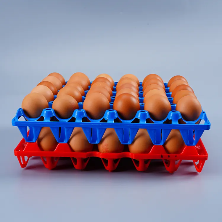 Высококачественный красочный ящик для яиц PP 30 лоток для транспортировки яиц пластиковый лоток для куриных яиц для куриной фермы