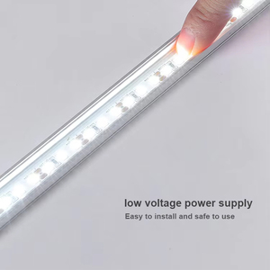 LEDアルミニウムプロファイルバーU字型ディフューザー高品質LEDストリップライトプロファイルフラットLEDアルミニウムプロファイルLEDストリップチャンネル - Product Image 5