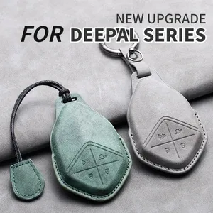 เคสกุญแจรีโมทรถยนต์4ปุ่มสำหรับ Changan Deepal S7 SL03หนัง2023 2022ตัวป้องกันกุญแจรถพวงกุญแจ - Product Image 4