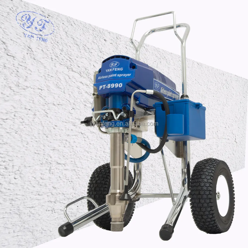 Yanfeng pt8990 9.5 lpm tự làm sạch vibra-seal công nghệ loại bỏ vật liệu tích tụ Putty airless Sprayer