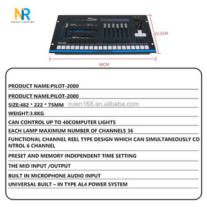 DMX512 Signal Controller Pilot ing Computer Licht konsole DJ Controller