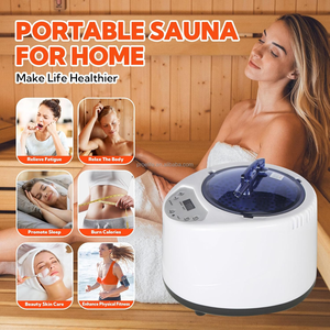 3L Modern Design <strong>Portable</strong> Sauna Steamer Machine Home Sauna Steamer Pot with Touch Button <strong>Control</strong> Panel - Product Image 6
