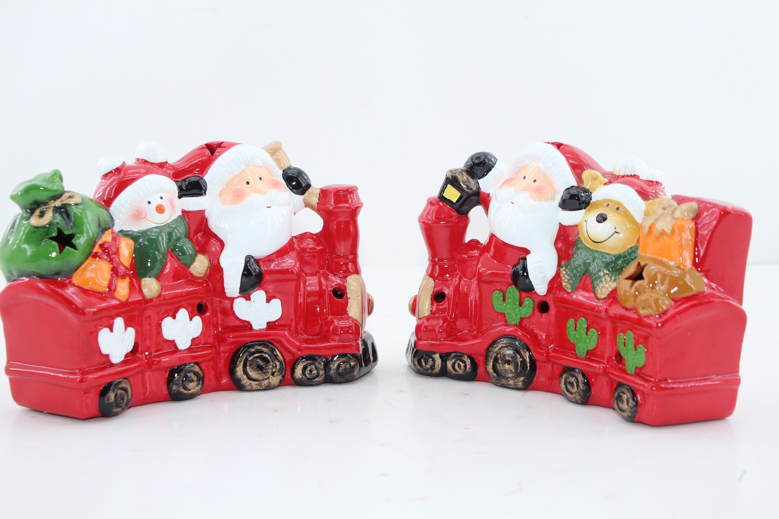 Ceramic Baubles Characters Gift Set Figurines Ornaments Decorations Custom Vintage Personalize Indoor Cheap Merry Christmas 60