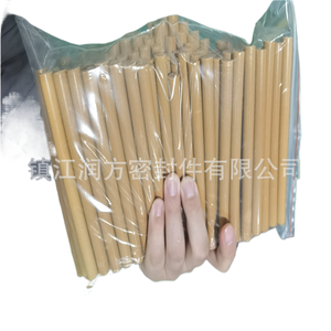 Orange <strong>PTFE</strong> Rods, High-temperature Resistant, Polytetrafluoroethylene , Anti-static , Anti-wear