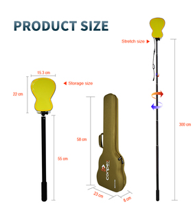 Conpex kép màu sắc có thể điều chỉnh ngoài trời Telescopic Rod đèn lồng với sucking cup LED Cắm trại Đèn Cắm Trại ánh sáng - Product Image 2