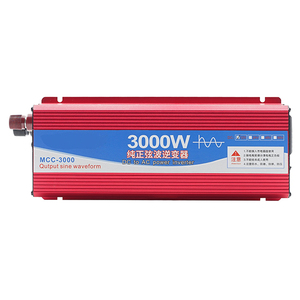 Inversor de onda sinusoidal pura de alta potencia de 3000W Entrada de CC de 12V-72V a salida de CA de 110V/220V para uso fuera de la red de respaldo doméstico - Product Image 3