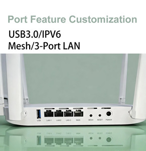 AX3000 Openwrt Gigabit Kablosuz Wifi6 <span class=keywords><strong>Router</strong></span> USB3.0+VPN+Openwrt 512MB WreGuard Gigabit Çift Bantlı Wifi <span class=keywords><strong>Router</strong></span> Mesh Özellikli - Product Image 2