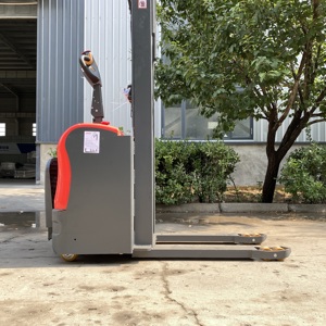 Electric Stacker Semi-electric Stacker Lift <strong>Pallet</strong> Forklift 1 Ton 1.5 Tons 2 TonsVehicle <strong>Loading</strong> and <strong>Unloading</strong> Tools - Product Image 6