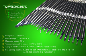 Şekil I & B serisi T12-B2 T12-B IL T12-BL T12-I ILS JL02 T12 için havya ucu FX951 STC ve STM32 OLED lehimleme ucu/stinger/sting - Product Image 4