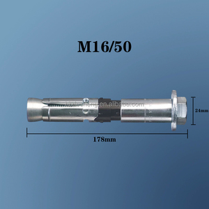 Mạ kẽm M16/50 24 Mét cơ khí <span class=keywords><strong>Bolt</strong></span> Heavy Duty bê tông vít nền tảng mạ kẽm nặng Neo bu lông - Product Image 2