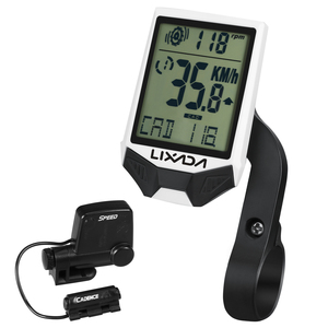 Ordenador inalámbrico para ciclismo, ordenador para bicicleta, cadencia, multifuncional, a prueba de lluvia, ordenador para ciclismo con retroiluminación LCD - Product Image 1