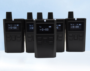 Intercomunicador para varias personas, sistema de guía turístico de cinco vías para excursiones, árbitro de fútbol, auriculares de comunicación, receptor transmisor - Product Image 4