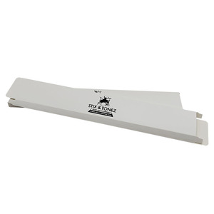 Scatola di imballaggio rettangolare lunga personalizzata scatole di prodotti bianchi per l'imballaggio con cartone con Logo