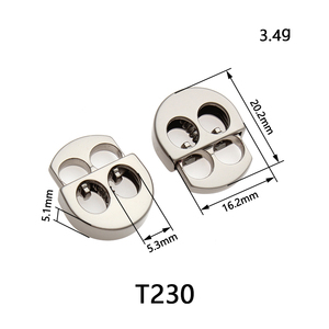 Tapón de cordón redondo elástico de 6mm con cordón de Metal, bloqueo de tope de cuerda, técnica de chapado, bloqueo de extremo de tapón de cuerda indefinido - Product Image 6