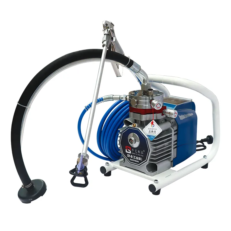 Pulverizador elétrico sem escova, alta eficiência, diafragma airless, máquina pulverizadora de pintura