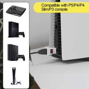 Xbox系列X/PS4 Slim/PS3/PS5控制台的电源保护开关电源开/关开关按钮适配器 - Product Image 3