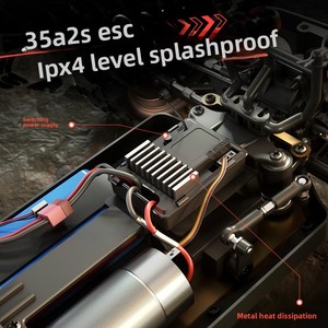 JJRC高速RCモデルリモートコントロールカーレース売れ筋大型ホイール4輪駆動おもちゃ子供用ライトドリフト - Product Image 3