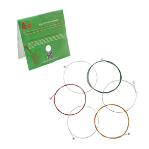 Juego de cuerdas de guitarra eléctrica IRIN E103 con 6 cuerdas de luz Alambre de acero recubierto de color Instrumentos de cuerda Piezas y accesorios - Product Image 5