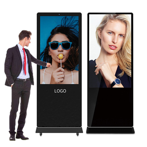 INGSCREEN uso interno Android 43 49 55 pollici LCD pubblicità chiosco interattivo Touch Screen piano in piedi rete Digital Signage - Product Image 1