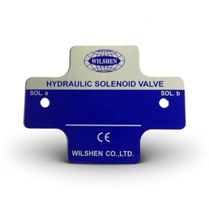 Bền tùy chỉnh kim loại biển hiệu & dữ liệu tấm, OEM/ODM dịch vụ cho thủy lực van, Hộp nối, thiết bị công nghiệp - Product Image 1