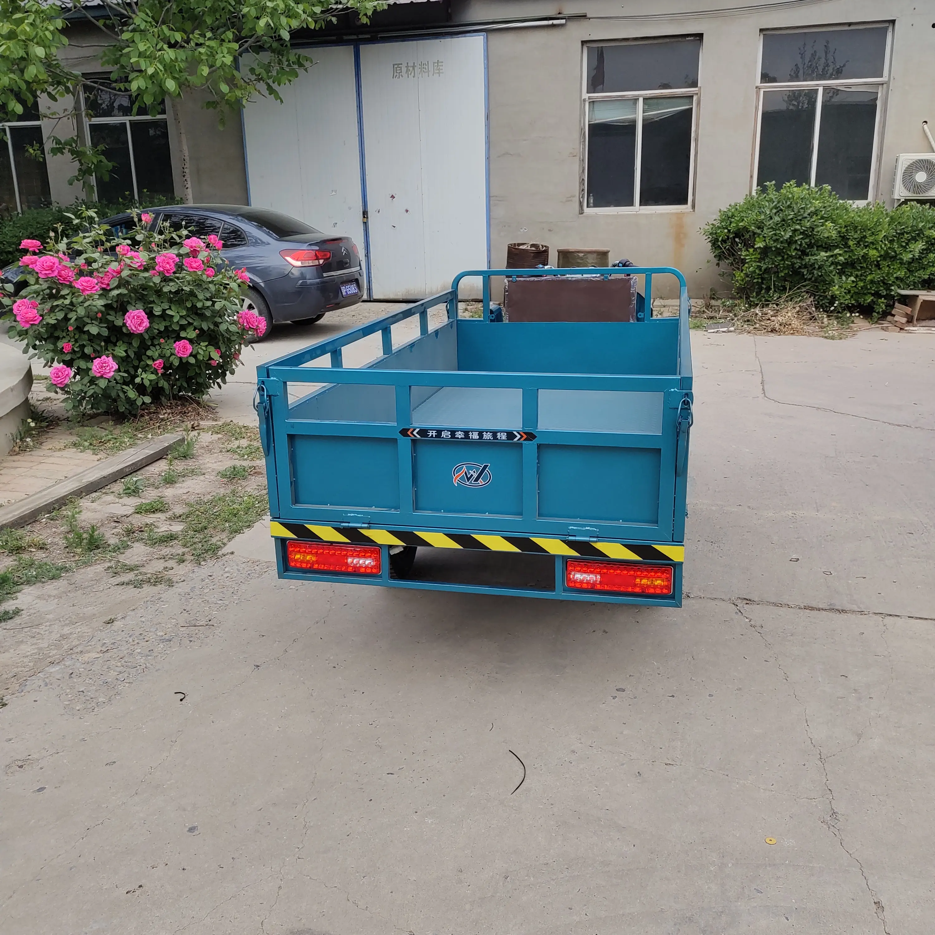 Tricycle électrique de transport de cargaison de haute performance avec la capacité de chargement lourde cultivant des tricycles de transport