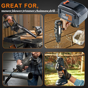 Worx 20VバッテリーWA3520 WA3525 WA3575対応Worx 20Vパワーツール用5000mAhカスタマイズされた工場18650バッテリー交換 - Product Image 6