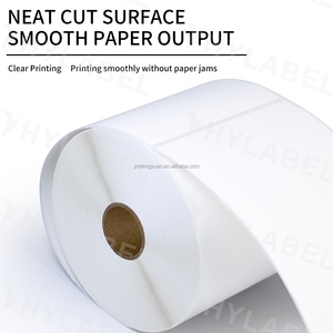 Custom Waterproof 4x2 Inch Direct Thermal Label Adhesive Paper Waybill <strong>Sticker</strong> 4x2 Shipping Thermal Barcode Label <strong>Sticker</strong> - Product Image 3