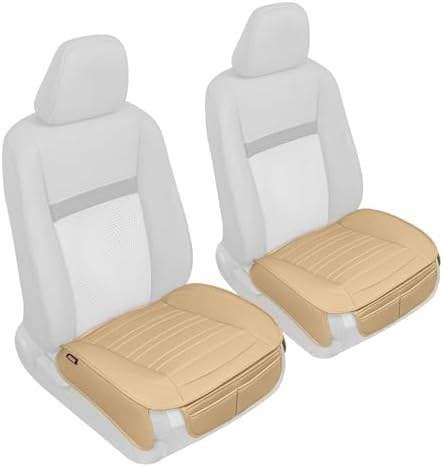Tan beige front seats