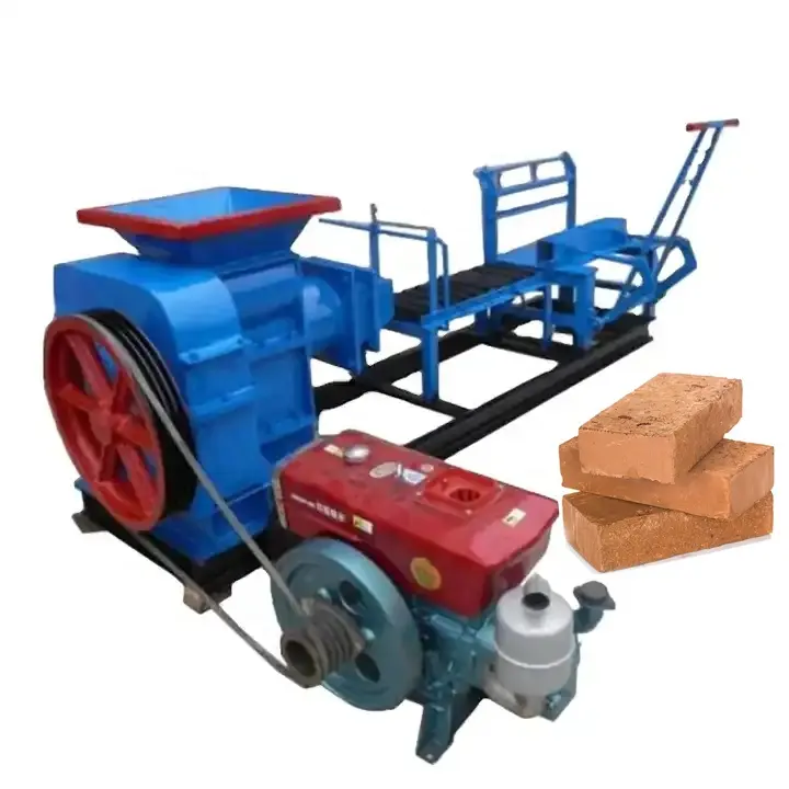 Machine automatique de fabrication de briques solides en argile rouge diesel au Bangladesh Prix de la machine de fabrication de blocs de briques en argile rouge
