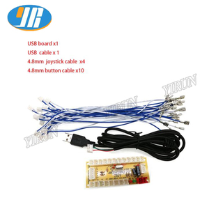 Factory Direct DIY <strong>USB</strong> Game <strong>Controller</strong> &amp; Joystick Encoder 5V Zero Delay <strong>Arcade</strong> for PC Made with Durable Metal &amp; Plastic
