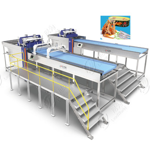 Máquina paletizadora DeAutomatic completamente automática Línea de embalaje Máquina de carga y descarga de cesta de retorta - Product Image 1