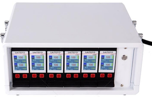 Controlador de temperatura del molde de paneles de control a prueba de explosiones de entrada múltiple de canal caliente completamente automático